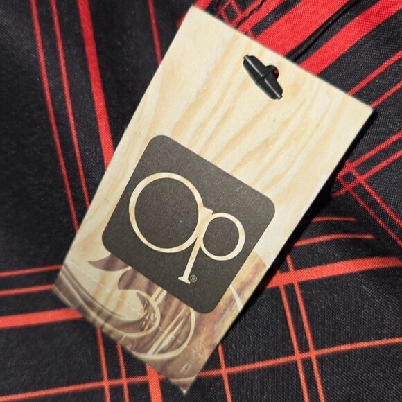 OP Red and Yellow Board Shorts Vibrant Swimwear - Picture 3 of 9